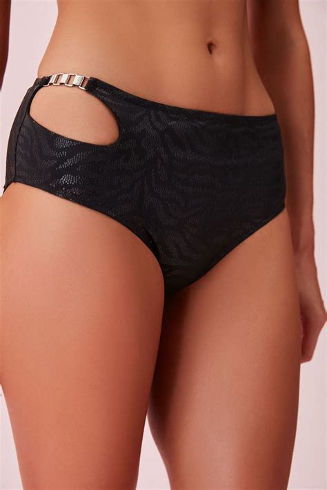 Suwen Detayl Bask L Bikini Alt S Yah Baskili Fiyat Yorumlar Trendyol