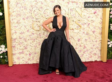 Ashley Graham Sexy Flaunts Her Hot Boobs At The 82nd Annual Golden Globe Awards In Beverly Hills