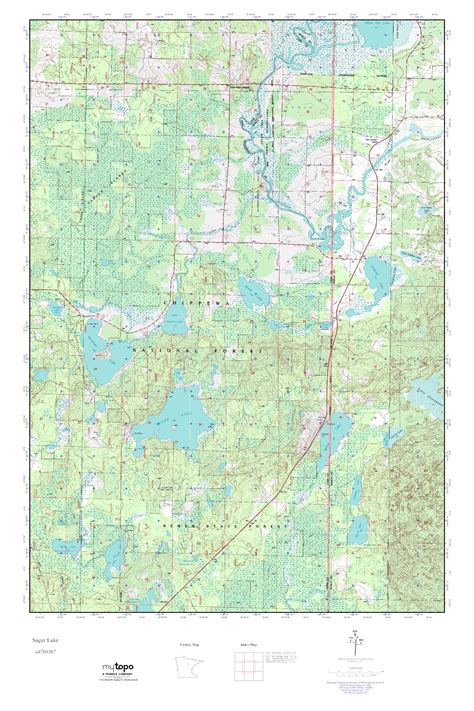 Mytopo Sugar Lake Minnesota Usgs Quad Topo Map