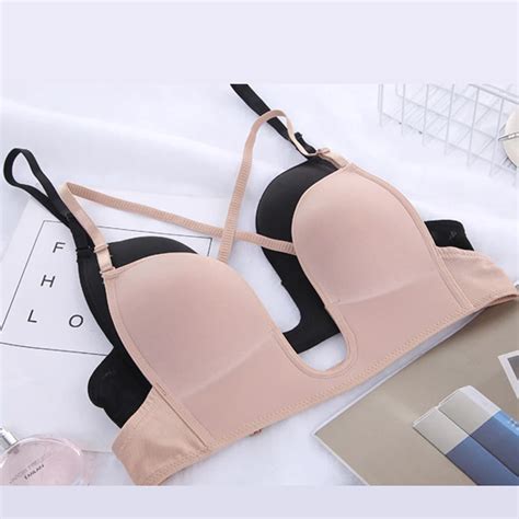 Invis Vel Backless Bra Mulheres Strapless Lingerie Sexy U Pesco O Roupa Interior Para O