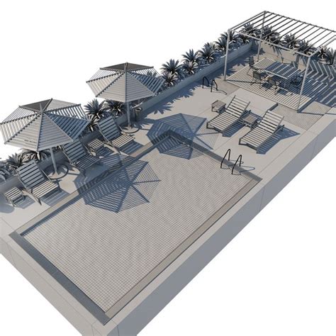 Swimming Pool 3d Model Turbosquid 1724798