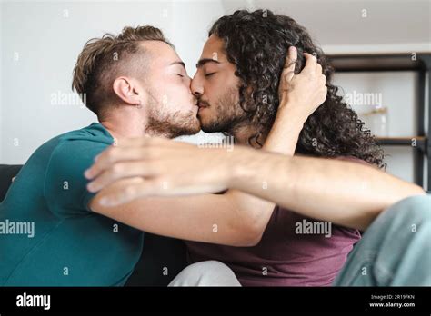 Gay Men Kissing Each Other Hi Res Stock Photography And Images Alamy