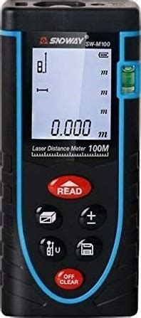 SNDWAY SW-M100 Digital Laser Rangefinder 100M Distance Meter Tape ...