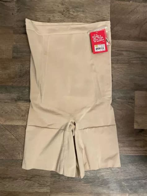 SPANX ONCORE HIGH WAISTED Mid Thigh Short Soft Nude Size Medium NEW With Tags 57 46 PicClick UK