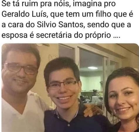 Geraldo Luís posa o filho e diz se Silvio Santos é o pai dele