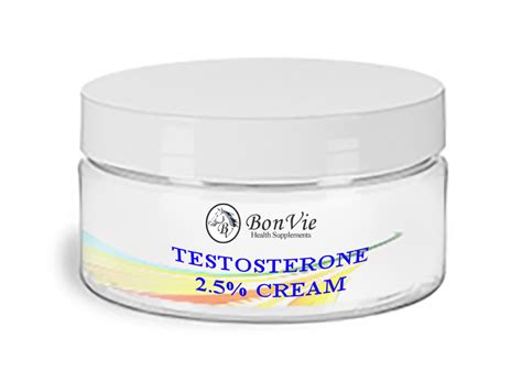 Testosterone Cream 25 50g Bonvie Health