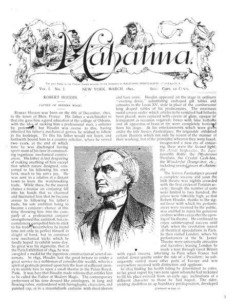 Magazines For Magicians