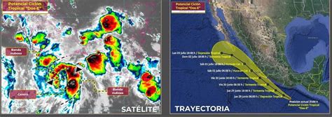 Se Forma Potencial Cicl N Tropical Dos E Conoce Los Estados Donde