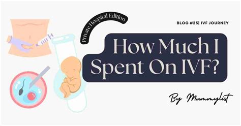 ivf cost sg  personal ivf journey  expenses involved