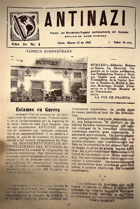 📍El Dato Histórico I... - Acción Antifascista Ecuador