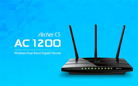 TP-LINK Archer C5 AC-1200 Dual Band Wireless AC Gigabit Router Price in ...