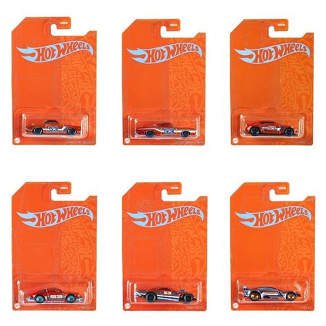 Hotwheels Hot Orange Blue Anniversary SET With Chase Mix Ford