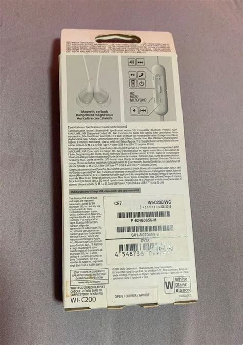 Sony WI-C200, Audio, Earphones on Carousell