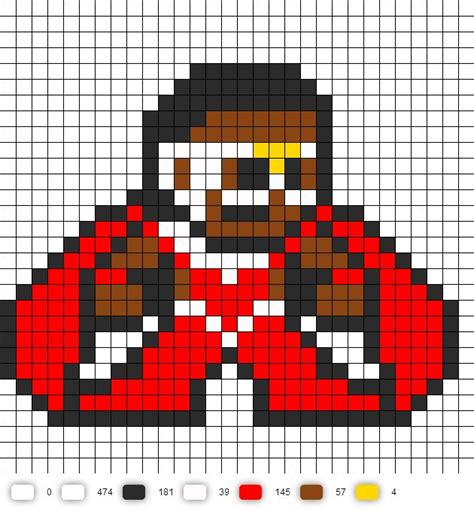 Falcon Perler Bead Pattern Perler Bead Art Pixel Art Perler Beads