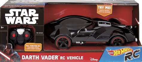 Best Buy Mattel Hot Wheels Star Wars Darth Vader Remote Controlled Vehicle Black DYH41