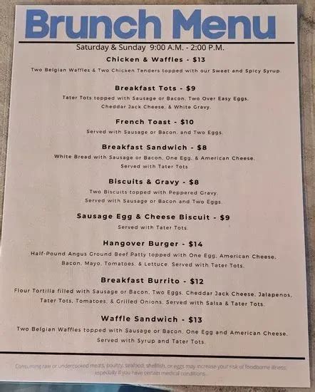 Overtime Cabot Menu Cabot Ar Checkle
