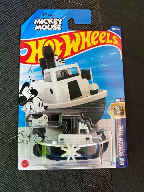 HOT WHEELS HW SCREEN TIME FADED WHITE DISNEY STEAMBOAT Hobbies