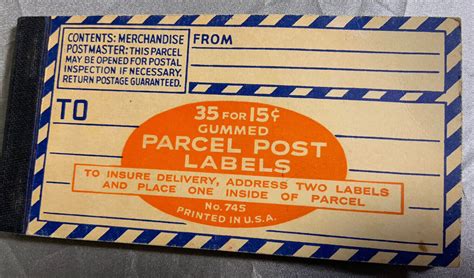 Parcel Post Label