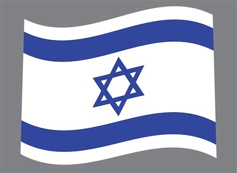 Premium Vector Israeli Flag Illustration National Symbol Vector
