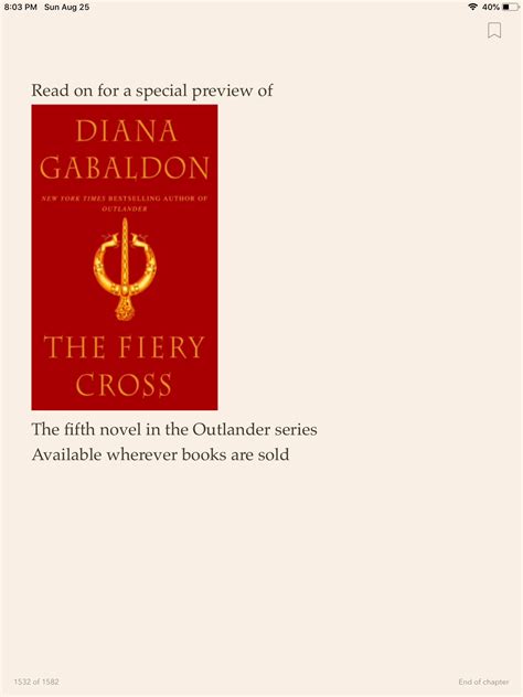 The Fiery Cross by Diana Gabaldon