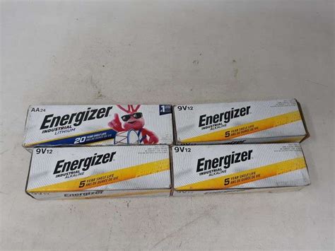 Assortment Of 4 Energizer Battery Packs Assorted Sizes And Charges