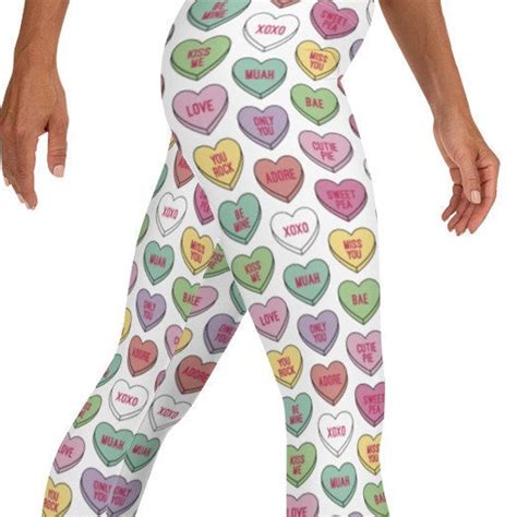 Heart Leggings Etsy