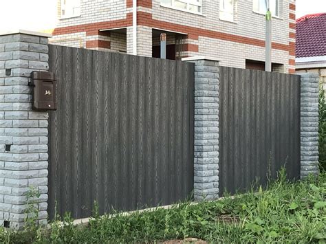 Ворота из ДПК (68 фото) - фото - картинки и рисунки: скачать бесплатно