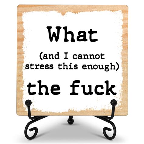 Amazon What And I Can Not Stress This Enough The Fuck Unique Gifts For Women Men WTF