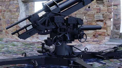 German Flak 88 Mm 3d Model 3d Model Cgtrader