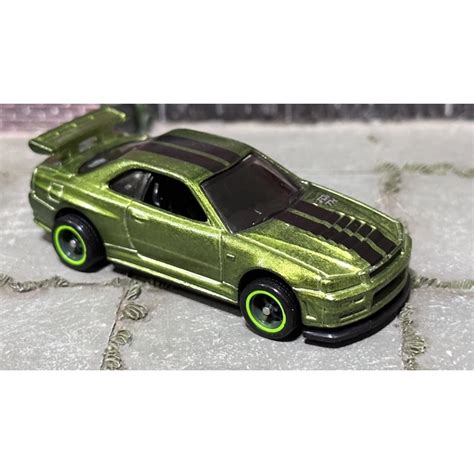 Hot Wheels Nissan Skyline R Sth Super Treasure Hunt Unrivet Unspun Shopee Malaysia