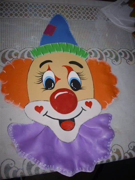 Payaso En Foami Manualidades