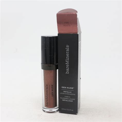 Bareminerals Gen Nude Metallic Liquid Eyeshadow 0 11oz Fire Agate New With Box Walmart