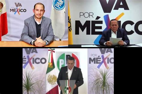 Pan Pri Y Prd Anuncian Coalición Va Por México Para Elecciones De