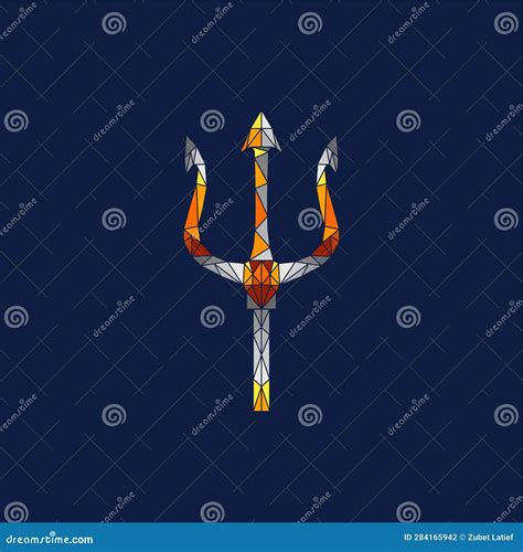 Trident Weapon Logo Design Vector Template 162895735