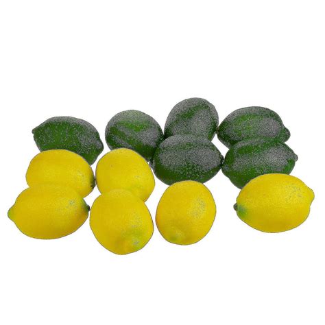 Large Artificial Lemons And Limes Realistic Decorative Fake Prop