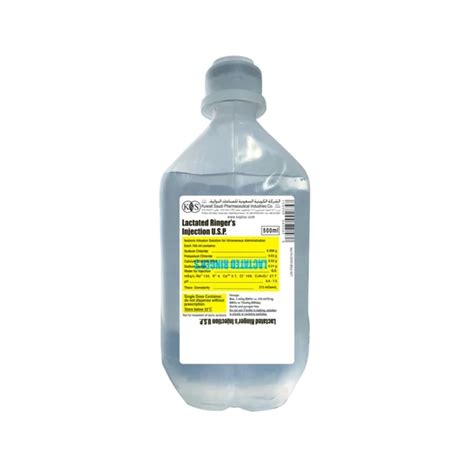 Buy Lactated Ringers 500ml Solution Ideal For Hydration And Electrolyte