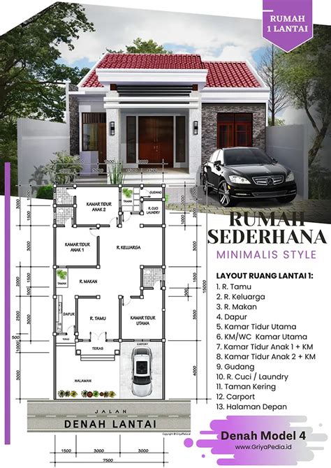 Model Rumah Mini Malis Lantai Kamar