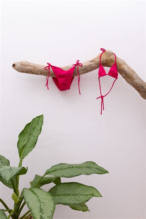 GIRLS BIKINI TRIANGLE Pink Aqua Swimwear