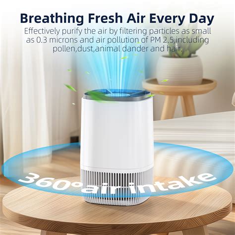 ALROCKET Portable HEPA Air Purifiers for Home, Office, Bedroom, Smoke