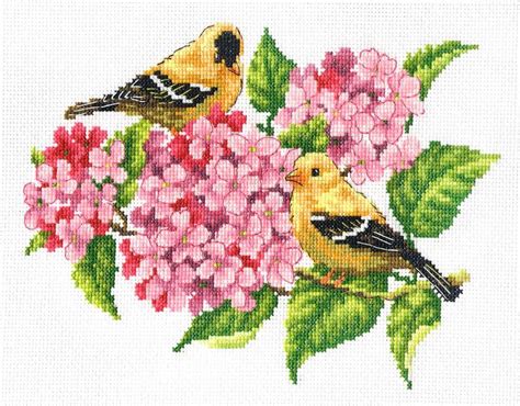 Набор для вышивания "Многоцветница" МКН 22-14 "Щеглы" 25 х 17 см купить ...