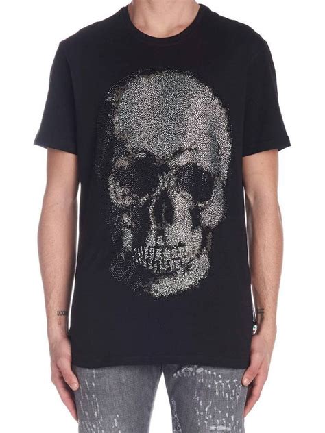 Philipp Plein Embellished Skull T Shirt Black ModeSens Shopping