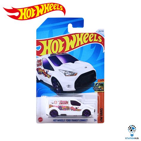 Hot Wheels Hw Vans Ford Transit Connect Rth Car Hotwheels Mattel Collector Toys Vehicle