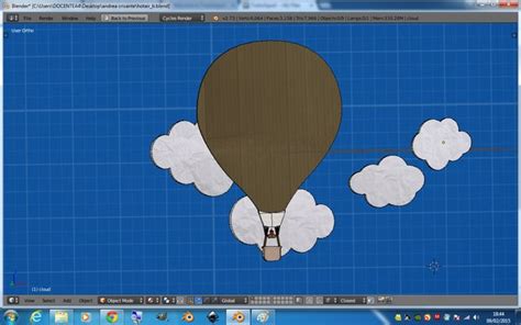 Free Fbx Model Hot Air Balloon
