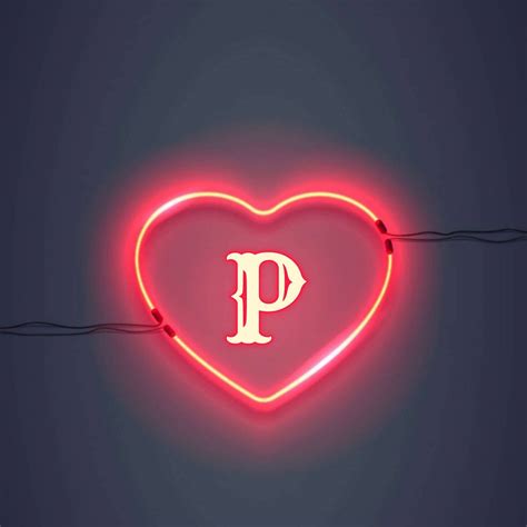 Stylish P Letter Wallpaper