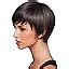 QUEENTAS Pixie Layered Short Blonde Wigs For White Black Women Synthetic Hair Blonde Mixed