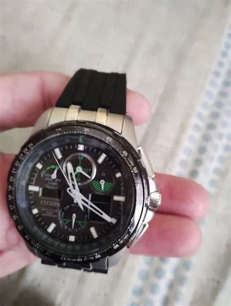 Rel Gio Citizen Eco Drive Skyhawk Jy R Dio Controle At Acess Rios