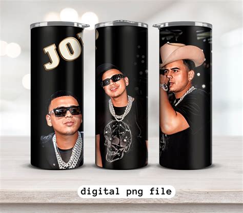 Jop Digital Png File Fuerza Regida Sublimation Tumbler File Black