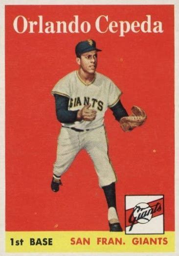 Top Orlando Cepeda Baseball Cards, Vintage, Rookies, Autographs, Insert