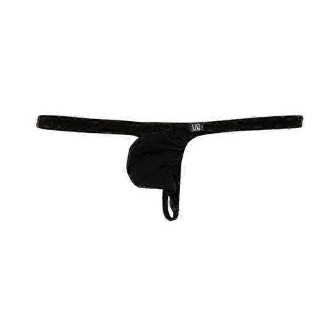 Mens Thong Mini Micro Bikini G Strings Ice Silk Swimwear Tangas Low Rise Male Sexy Panties