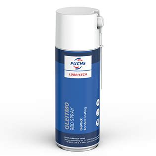 Lubricated surface with PTFE-based spray | FUCHS LUBRICANTS DENMARK APS